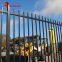 Galvanized Steel Spear Top Security Fencing Heavy Duty 2 Rail Powder Coated