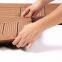 WPC interlocking DIY decking/ Deck Tile 300x300mm