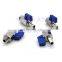 Blue MINI Ball Valve Stainless Steel 1/4 3/8 1/2 to 7mm 10mm 8mm 12mm Pagoda Adapter Female Male 304 Hardware 2 Way Ball Valve