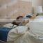 Fashionable Cotton Washed Double White Cream Duvet Cover Set For Bedding Room