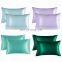 Low MOQ Polyester Durable Silky Smooth Decorative Satin Silk Pillowcase Set For Hair Skin