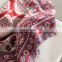 RAWHOUSE cotton throws jacquard decorative woven Christmas blankets