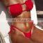 2019 new summer Styles Women Extreme Micro Bikini Fashion Show Girl Sexy Bikini 2pcs set 6colors