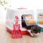 Splash-proof and crack-proof closed cat litter box