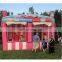 Outdoor Portable Carnival Treat Shop Customized Inflatable Fun Food Booth For Sale