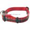 Fashion red grid dog leash and collar set Amazon hot selling