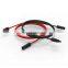 red/black 2cores 10awg 16awg 18awg pure copper conductor SAE solar charger cable
