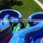 Twin Falls Tall Inflable Water Slide Purple Blue Marble Inflatable Water Slides