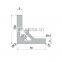 SHENGXIN   T slot 5050B Industrial Aluminium Extrusion Proiles