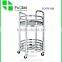 Hotel And Restaurant stainless steel drinks trolley , kitchen trolley , hotel room service trolleys