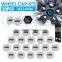 20pcs Wheel Lug Nut Cap Covers ABS Silver Plating Wheel Cap Kit For Tesla Model 3 Model S and Model X
