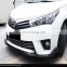auto parts  ABS  plastic  front  lip spoiler    head  bumper kits   for    Corolla   2014-2018
