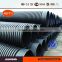 JunXing advantage product 600mm sn8 hdpe culvert pipe for sewer and drainage project