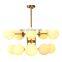 Modern lamp manufacturer living room glass ball chandelier led pendant light