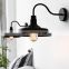 Retro Wrought Indoor E26 E27 Iron Wall Light Nordic Coffee Bar Lamp Fixtures