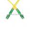 3m LC APC Duplex Single mode 2.0mm G652D PVC Fiber Optic Patch cord Fiber Jumper lc fiber patch cord
