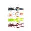 10pcs/bag 1.9g 2.5g  Fishing Lure With Box Soft Worm Fishing  leurre souple Soft Fishing Lure Combo soft lure