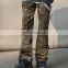 Factory Custom solid color long winter 100% cotton embroidery men's joggers for 2021