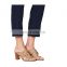 women high fashion design high heel suede slip leather sandals heels shoes(also available in cow buffalo sheep and goat leather)