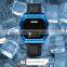 Skmei 1650 LED Digital Display Touch Screen Stainless Steel Watch for Men