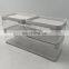 PET Material Muti Size Stackable Dustproof Organizer Box Plastic Storage Box bin for Living Room, Bedroom