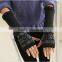 C58397S Factory cheap fashion winter ladies long knitted gloves