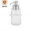 Manufactory Wholesale Airless Glass Metal Pump Acrylic Square Custom Logo Bottle With Mason Jar Lid