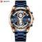 CURREN 8360 Специально изготовленное мужское японское кварцевое стальное wristwatch из нержавеющей стали от дизайнера