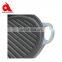 Non-stick cast iron enamel square camping double BBQ charcoal grill pans