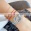 Luxury Ladies Square Rose Gold Watch Fashion Brand Watch Ladies Quartz Clock Diamond Miss
