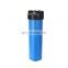 20''20 inch plastic big blue brass thread 1'' 3/4'' jumbo water filter housing for water filtration system