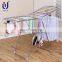 Inside clothes drying garment display rack
