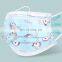 3 ply 3 layers 3ply Children Baby Disposable Fashionable Protective Fabric kids Face Mask Facemask