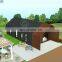 A Frame Prefab House Built in Suburb Steel Structure Eco-friendly Home Luxury Modern Villa Home in Danmark