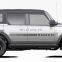 For Ford Bronco Body Side Stripe Skirt Roof Hood Decal Sticker  Vinyl Sport Badge Car Styling Accessories Red