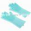 High Quality Wholesale Silicone Washing Dishes Kitchen PET Grooming Gloves