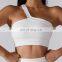 Custom logo women's sports bra push up active wear yoga workout plus size gym bra top