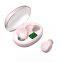 K20 auricular Bluetooth inalámbrico TWS 5.3, audífono, auricular estéreo Bluetooth, auriculares mini con micrófono para iPhone y teléfono móvil