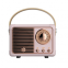 Fashion Portable Rechargeable Mini Wireless Speakers Multi Function TF Card FM Radio Loud Blue Tooth Retro Speaker