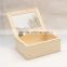 Searun lightweight wood box with glass lids