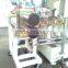 Double pillar continous screen changer for extruder