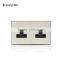 New Design Metal Face Wall Switch 146 Style Blank Plate Switch