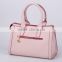 2016 Factory Hot Sales Pink PU Leather lady Handbag Fashion Bag