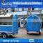 Good quality mobile hamburger vending cart food kiosk cart for sale(gasoline motorcycle)