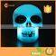 Color Change Decoration LED Lamp Night Light Candle Flash Kids Skull For Halloween Party