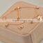 Most popular new hot clover link to bell 18K rose gold anklets