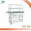 High quality double side metal chrome wire shelving
