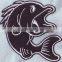 wholesale high quality fish embroiderd patch, fish embroidery patch