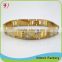 Copper/brass Alibaba China new style fancy 22K 24K ladies new gold bracelet models