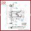 Rear door locking set for refrigeration truck body 107016AM 107016AS